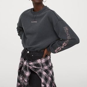 Blackpink for H&M cropped sweater. BNWT